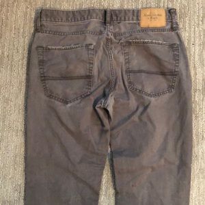 Abercrombie & Fitch Mens Button Fly Grey Jeans